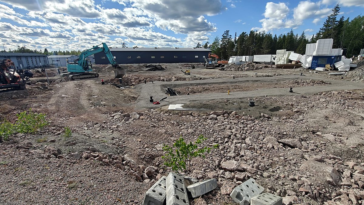 Maanrakennus – kaivuuvaihe